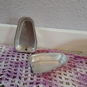 Vintage Collectible (2) Metal Ice Cream Treats Molds